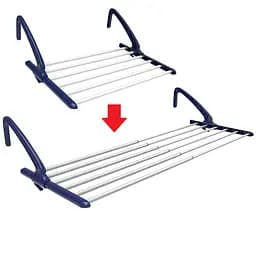 Сушилка для білизни навісна Casa Si BalconFlex Mono 6.5 м алюміній Білий - мініатюра 11