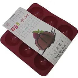 Форма Baltali Silikon силиконовая для выпечки Купол 9шт. красная (602)