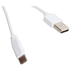 Кабель Hoco X1 rapid USB to Type-C 1 метр белый бюджетный 6957531032045