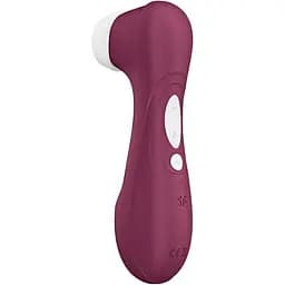 Вакуумный стимулятор клитора с вибрацией Satisfyer Pro 2 Generation 3 with Liquid Air вишневый