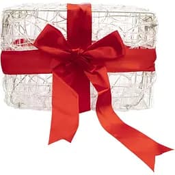 Новогодняя LED декорация Devilon подарочная коробка 14 см. (040858)