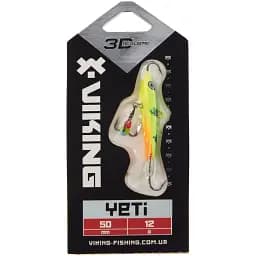 Балансир Viking Fishing Yeti Ice Jig 50mm 12.0g #5 Acid - мініатюра 2