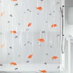 Шторка для ванної прозора вінілова GOLDFISH (10.00097)
