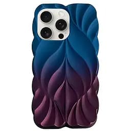 Чохол Epik TPU Leaf для Apple iPhone 16 Pro Max 6.9 Navy Blue/Plum