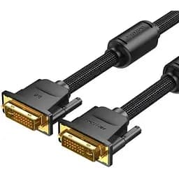 Кабель Vention DVI-D 24M - 24M 8.0 м 2K 60Hz обплетення з феритами