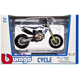 Дитяча модель Мотоцикла Husqvarna FS450 Supermoto Bburago 18-51030-9 масштаб 1:18