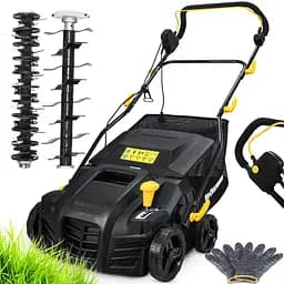 Електричний скарифікатор, аератор (400 мм, 55 л) Heckermann SVWA20