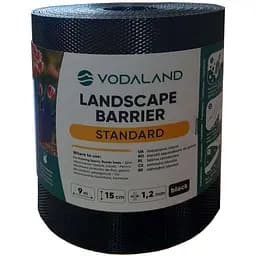 Полоса бордюрная Vodaland пластиковая 15 см 9 м черная (8215-BK)