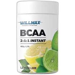Аминокислота Willmax BCAA 2:1:1 400 грамм Лимон-лайм