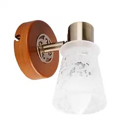 Світильник Brille HTL-159/1 настінний накладний спот дерев'яний класичний E14