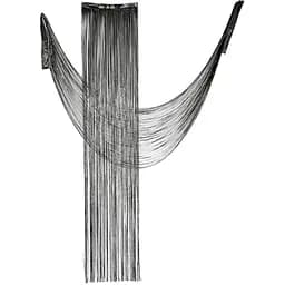 Штора з фольги Yes! Fun Halloween для створення фотозони 50х270 см чорна (974277)