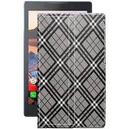 Чехол StatusCASE из экокожи для планшета Lenovo Tab 3 TB3-850f Клеточки