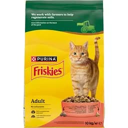 Сухий корм для котів Friskies з яловичиною, куркою та овочами 10 кг