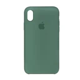 Чехол-накладка силиконовый противоударный для Apple iPhone XR, панель с защитой всего корпуса, софт тач, pine green, ArmorStandart (ARM56938)