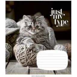 Тетрадь ученическая Pets portraits Школярик 024-3234K-5 в клетку 24 листов