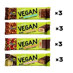 Батончик Vegan Bar БЛОК 12*50 грам - МІКС СМАКІВ FitWin vit0003637