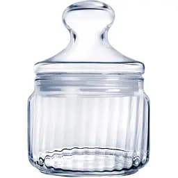 Банка Luminarc Club Striped скляна з кришкою 0.5 л (V9601)