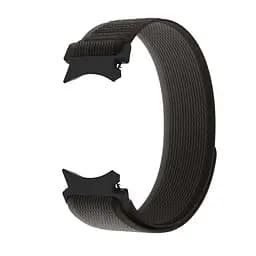 Ремінець для Samsung Galaxy Watch 6 - чорно-жовтогарячий Watchbands Cloth ширина кріплення 20мм нейлоновий (WB6063706) - мініатюра 2