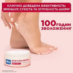 Багатофункціональний відновлювальний крем щільної текстури Mixa 10-In-1 Cica Repair+ Repairing Ointment для потрісканої, огрубілої чутливої шкіри тіла 150 мл - мініатюра 5