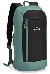 Рюкзак невеликий міський 10L Crivit Mini Черный с зеленым - мініатюра 2