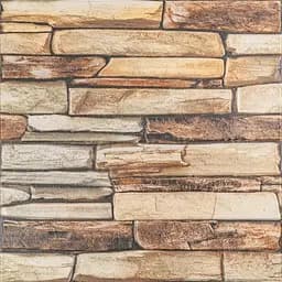 Панель стінова 3D Wall Sticker 680х680х4 мм коричневий сланець SW-00002002