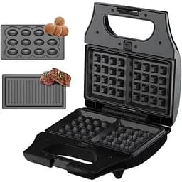 Апарат для сендвічів RAF R549, 3 в 1 XPRO чорний (43596-R549_715)