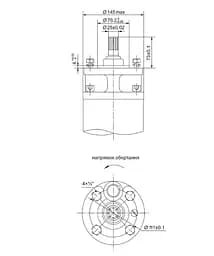 Насос відцентровий свердловинний DONGYIN 6SP17-22 380В 13кВт H 242(176)м Q 400(300)л/хв Ø145мм +пульт (з 3х частин) (7777093) - мініатюра 3