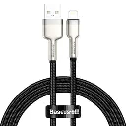 Кабель Baseus Cafule Metal USB to Lightning 1 m Black (CALJK-A01) [82093]
