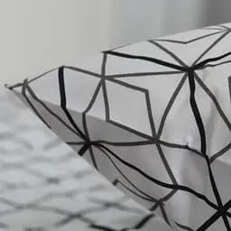 Комплект наволочок ТЕП Quadro Stars скрутка сірий 70 x 70 см (2-04245_32288) - мініатюра 5