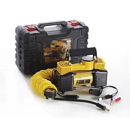 Компрессор автомобильный двухпоршенивый Сила ДАБЛ в кейсе 85 л/мин 10 Атм 30412