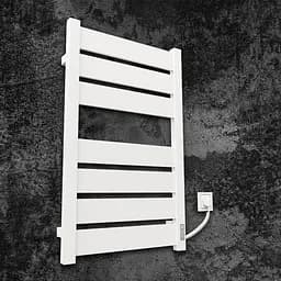 Электрический полотенцесушитель Kosser Волс 800x500 ER тайм. белый ДВЛ01ERW, Белый матовый, Правое