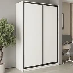 Шкаф-купе двухдверный MebelStar Стандарт BG 2ДСП 160x45x240 см Аляска белый (MBS-9982)