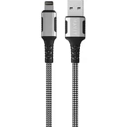 Кабель Havit CB6299 2.4A USB - Lightning 1 м черный (HV-CB6299)