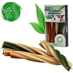 Лакомство для собак Croci Dental-veg витой стик сладкий картофель с мятой 75 г