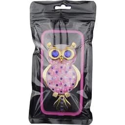 Чохол-накладка Toto TPU Case Decorative Stones IPhone 5/5S/SE Owl Pink - мініатюра 2