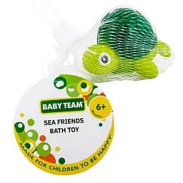 Іграшка для ванни Baby Team Морські друзі Черепашка зелена (9045_черепашка) - мініатюра 2