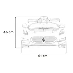 Дитячий електромобіль Ramiz Maserati MC20 GT2 12 В,Yellow (PA.QLS-8601.ZOL) - мініатюра 2