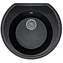 Мийка кухонна Valetti 31N гранітна 530х490 мм чорна