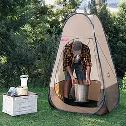 Душовий намет розкладний Naturehike NH17Z002-P коричневий - мініатюра 6