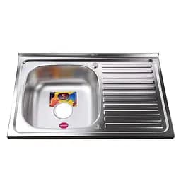 Мойка кухонная Mira MR 8050 LD Decor Left прямоугольная 800х500х180 мм 30412