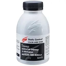 Тонер HP/Canon MPTCOL OS3 50г black (фасовка) Static Control (MPTCOL-50B-KOS3-P)