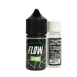 Набір компонентів для самозамісу сольової заправки FLOW 30 мл Mint М'ята, 0-50 мг (17229)