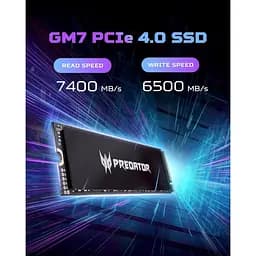 Накопичувач SSD Acer Predator m.2 NVMe 512GB GM7 PCI Express 4.0 x4 (BL.9BWWR.117) - мініатюра 5