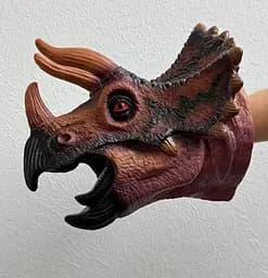 Іграшка на руку Dino Toys Трицератопс (Q9899-780) - мініатюра 2