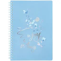 Блокнот Axent Flower Sym 2 на спіралі А5 в клітинку 80 аркушів (8033-6-A)