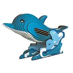 Конструктор картонний 3D-пазл Дельфін (ZX-159)