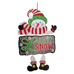 Декор новогодний Снеговик