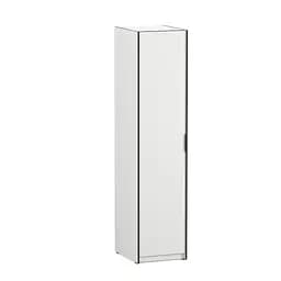 Шкаф-пенал с полками для одежды Moreli Forte F-0013 в стиле Loft 483х2107х590 мм Белый