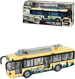 Іграшка Тролейбус інерційний DIY Toys CJ-4007549 Жовтий shop (6900068917804)