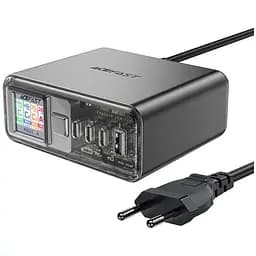 Зарядний пристрій Acefast 4xUSB 218W (3xUSB-C + USB-A) Gan Z4 Fast Charger (6974316282587)